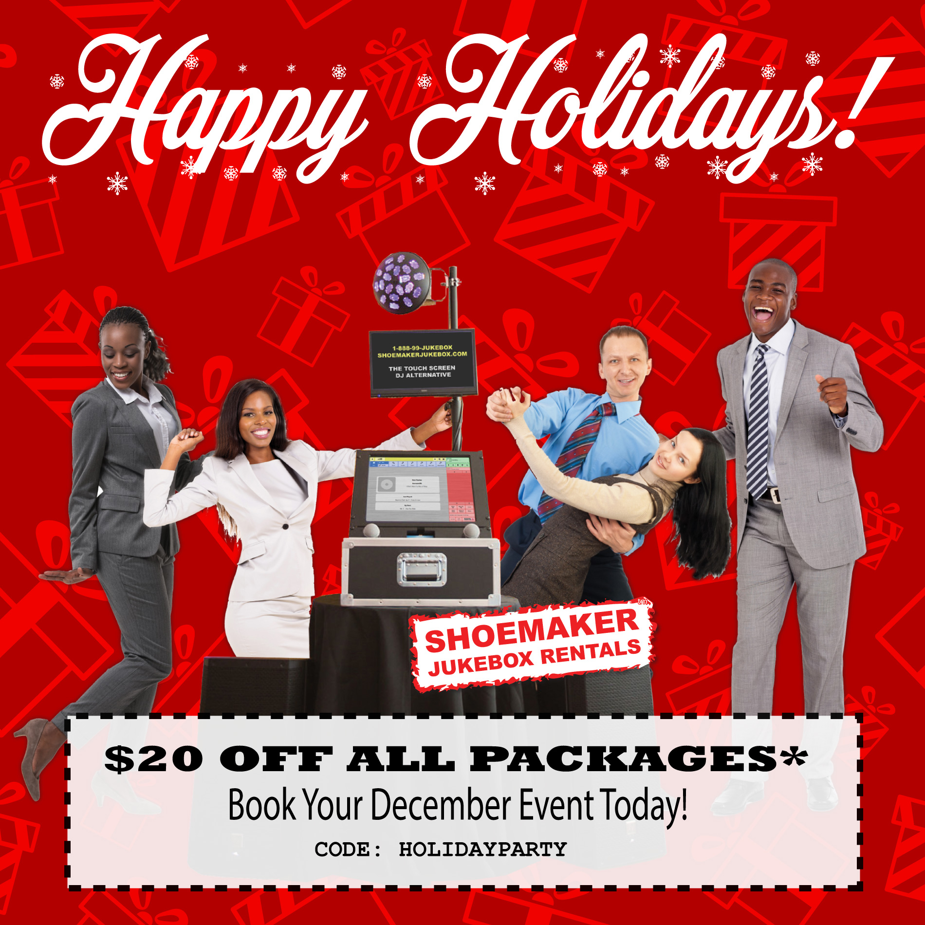 December Holiday Party Booking Special 